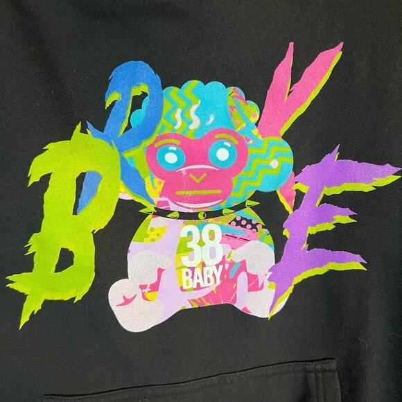 Never Broke Again Sweatshirt Mens Meidum 38 Baby Graphic Print Hoodie Pullover - Picture 4 of 9